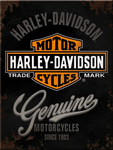 Magnet - Harley Davidson Genuine Logo