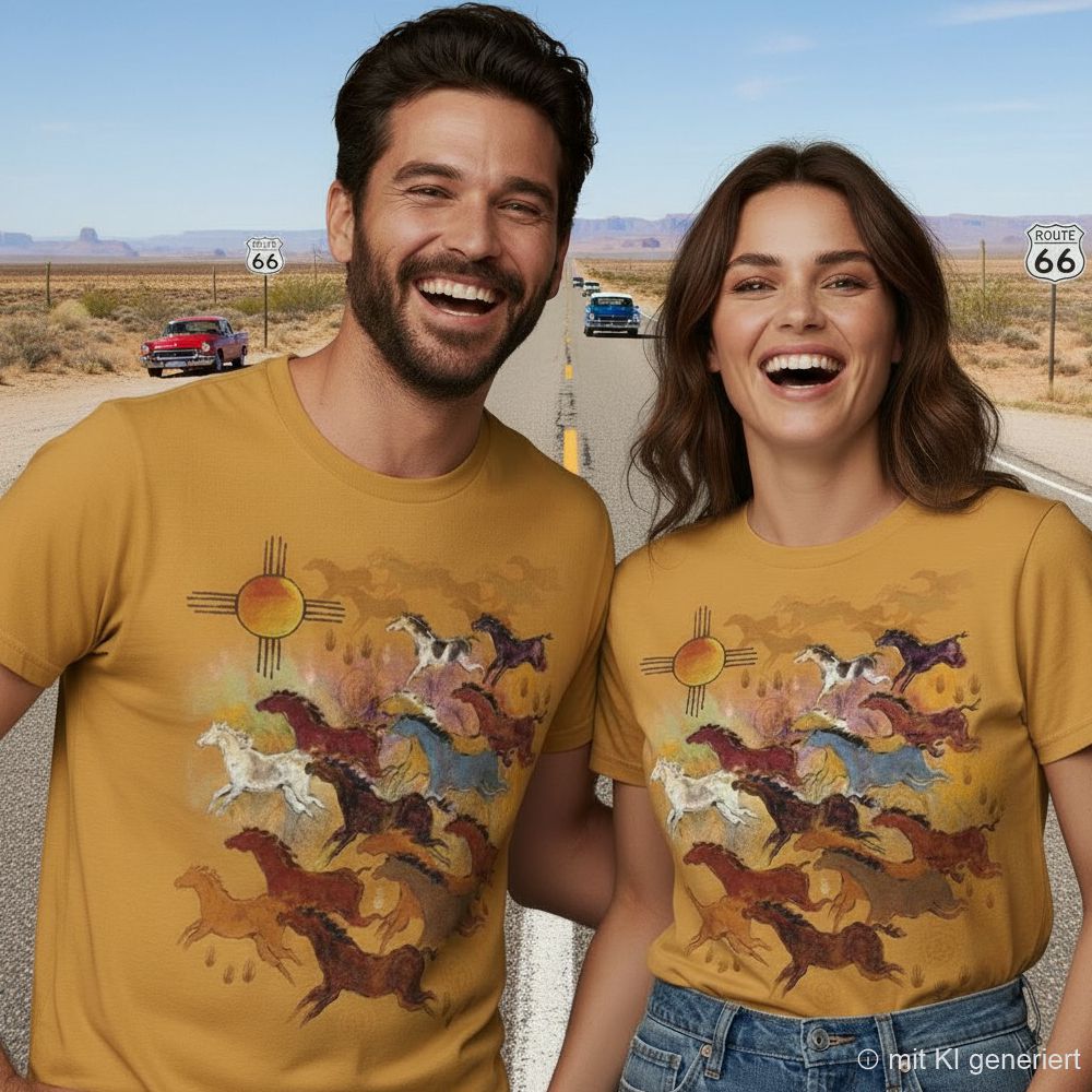 The Mountain T-Shirt - Horses And Sun
