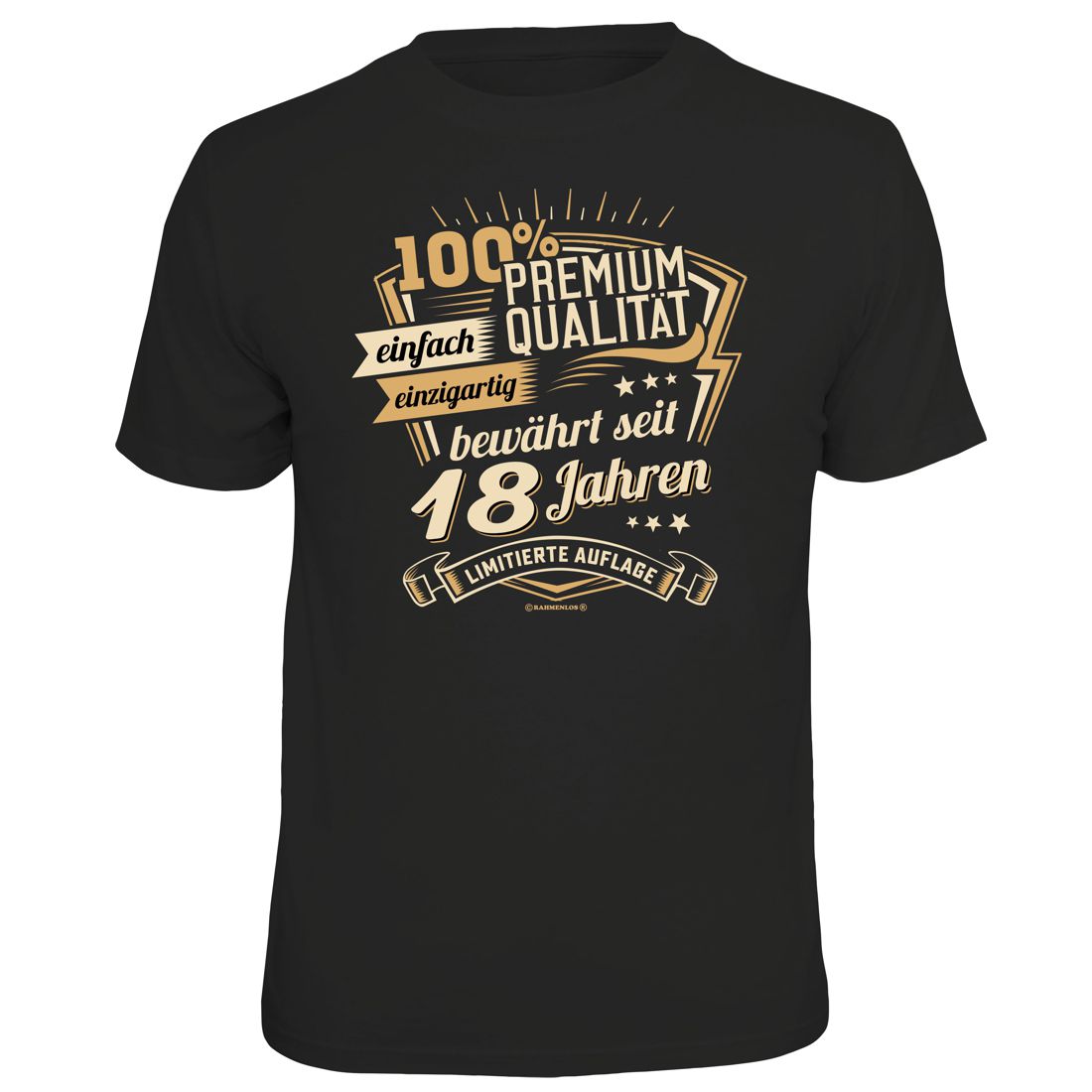 T-Shirt - Geburtstag - 100% Premium-Qualität, bewährt seit 18 Jahren