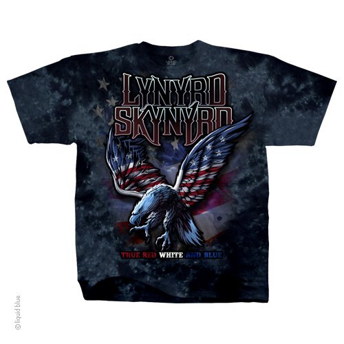 Liquid Blue T-Shirt - Lynyrd Skynyrd - True, Red, White & Blue