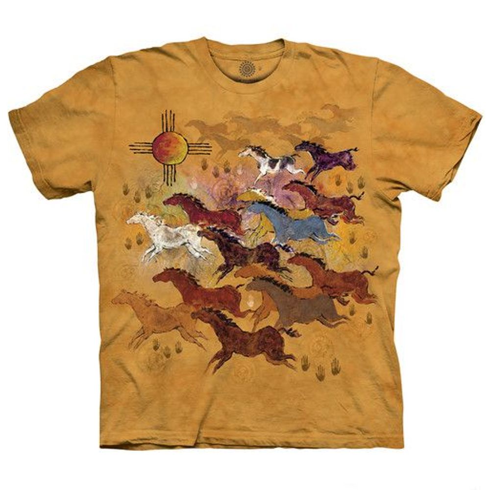 The Mountain T-Shirt - Horses And Sun