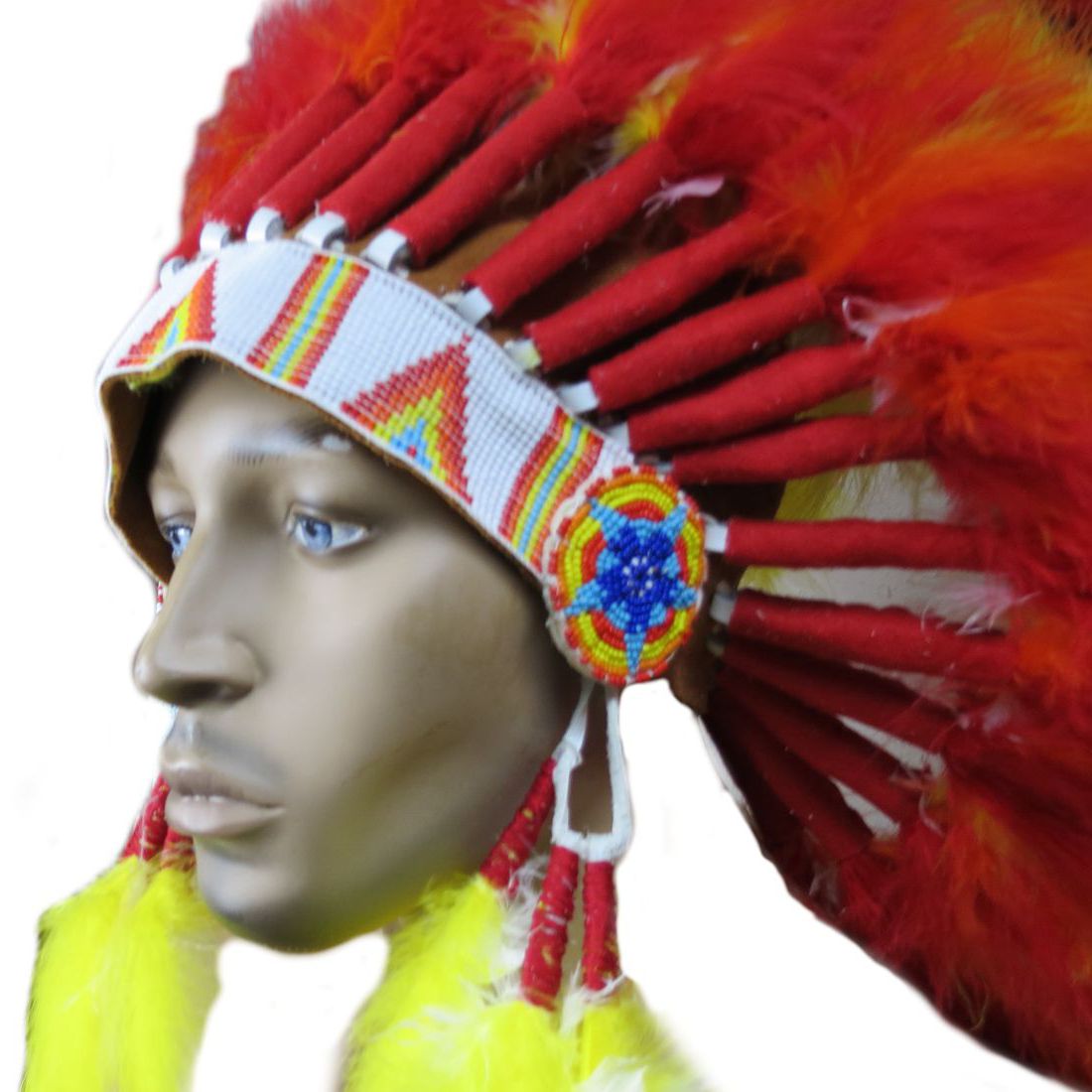 Indianer Federhaube - Deluxe Fancy Warbonnet