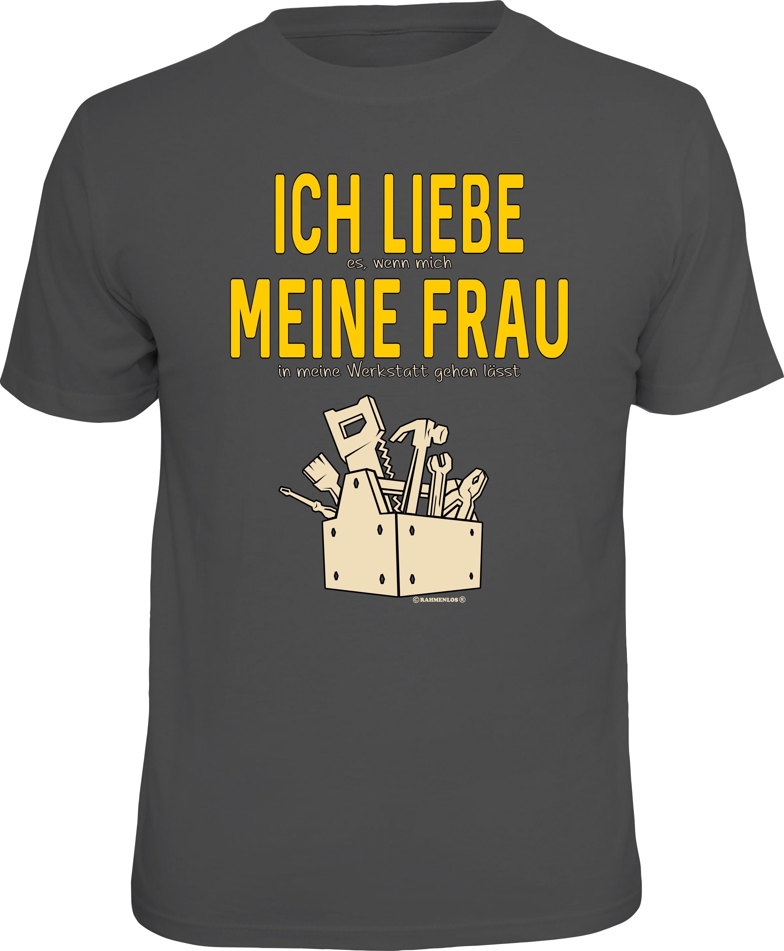 Fun T-Shirt - Ich liebe meine Frau