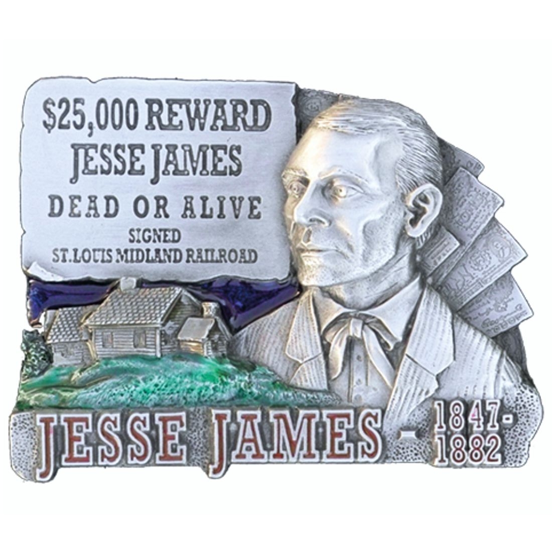 Gürtelschnalle - Jesse James