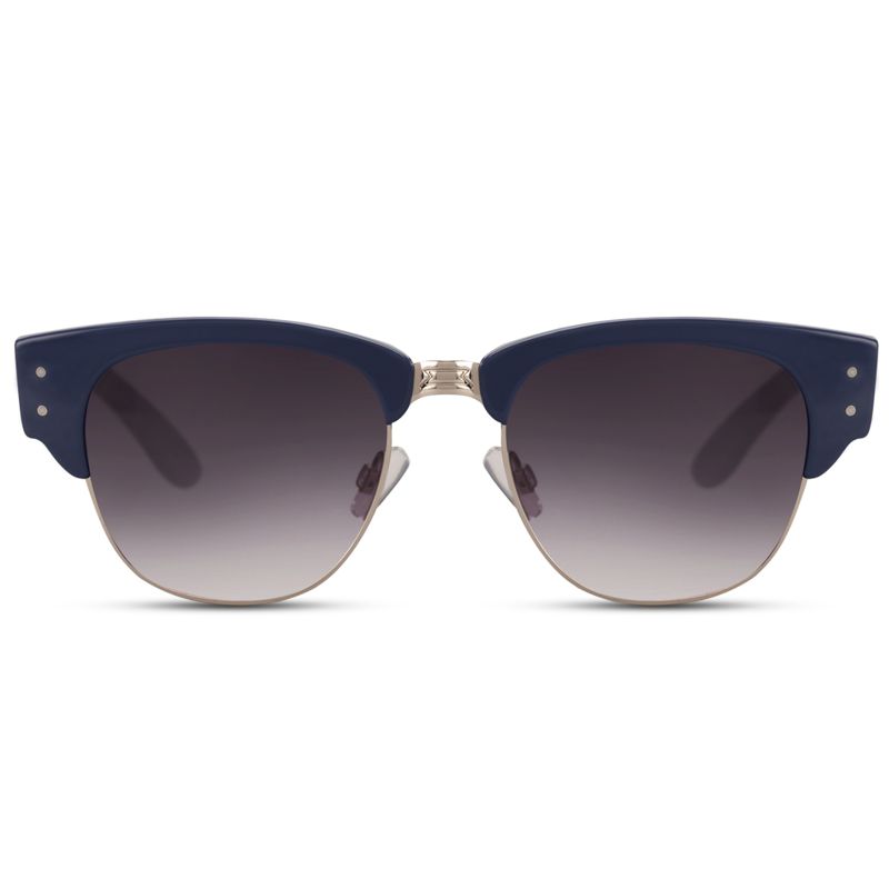Clubmaster Sonnenbrille, Schwarz