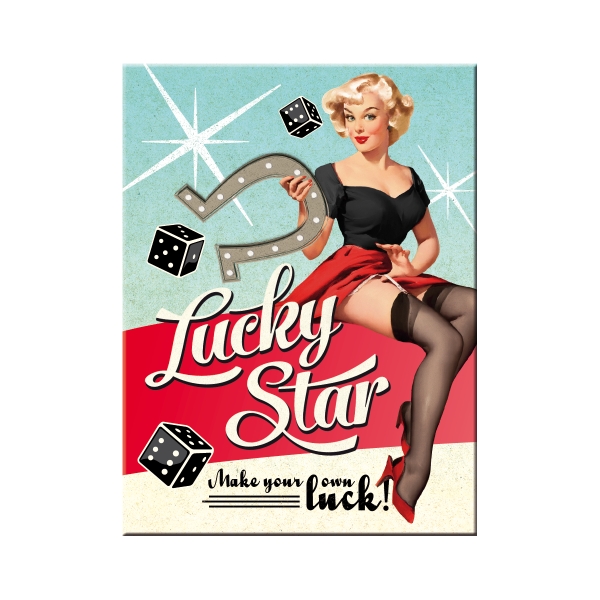 Magnet - Pin-up - Lucky Star