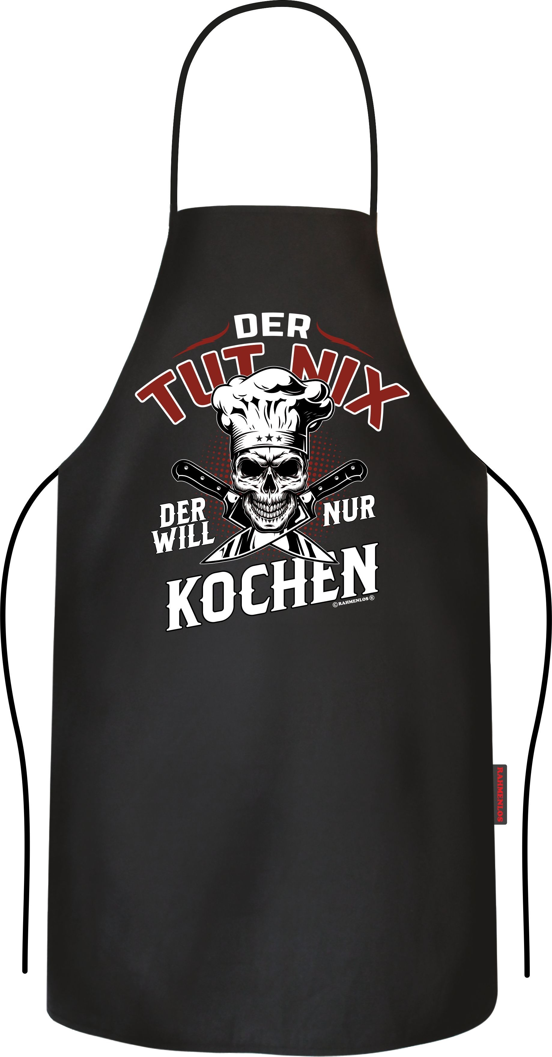 Küchenschürze - Der tut nix, der will nur kochen!