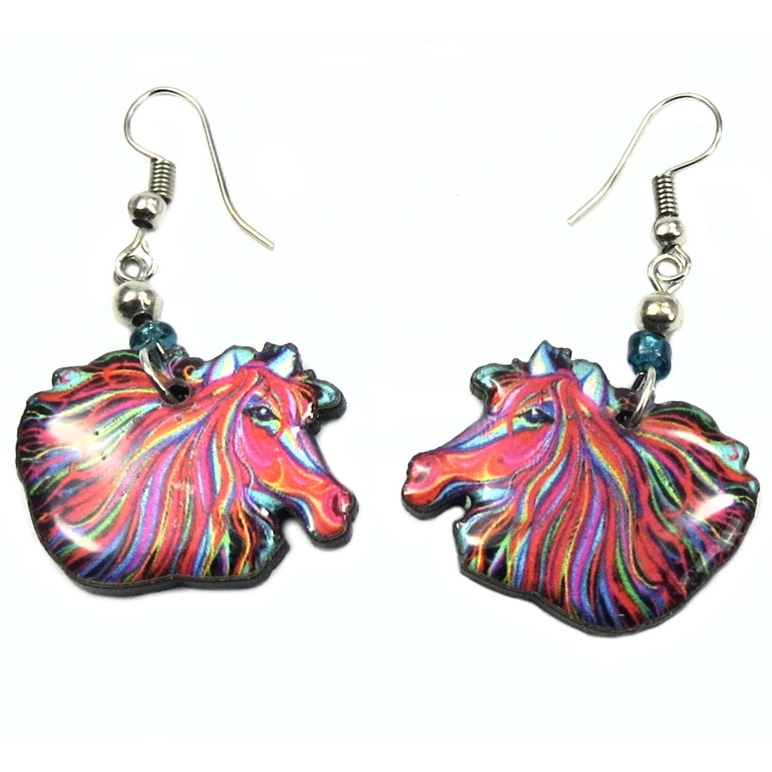 Horse Tack - Coiffe western à changement rapide en cuir Tory simple oreille