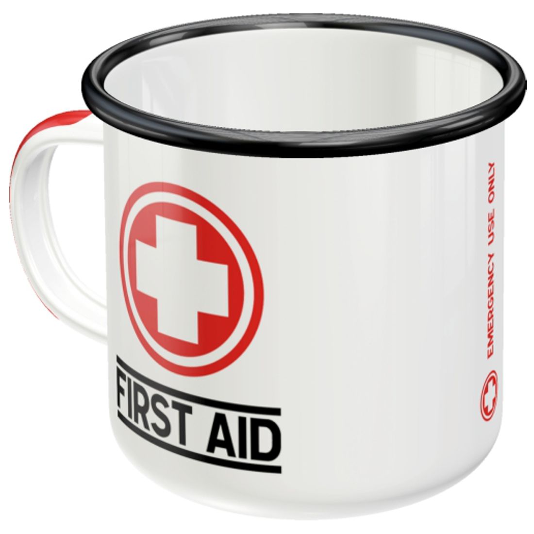 Emaille-Becher - Hot Fifties - First Aid, Classic
