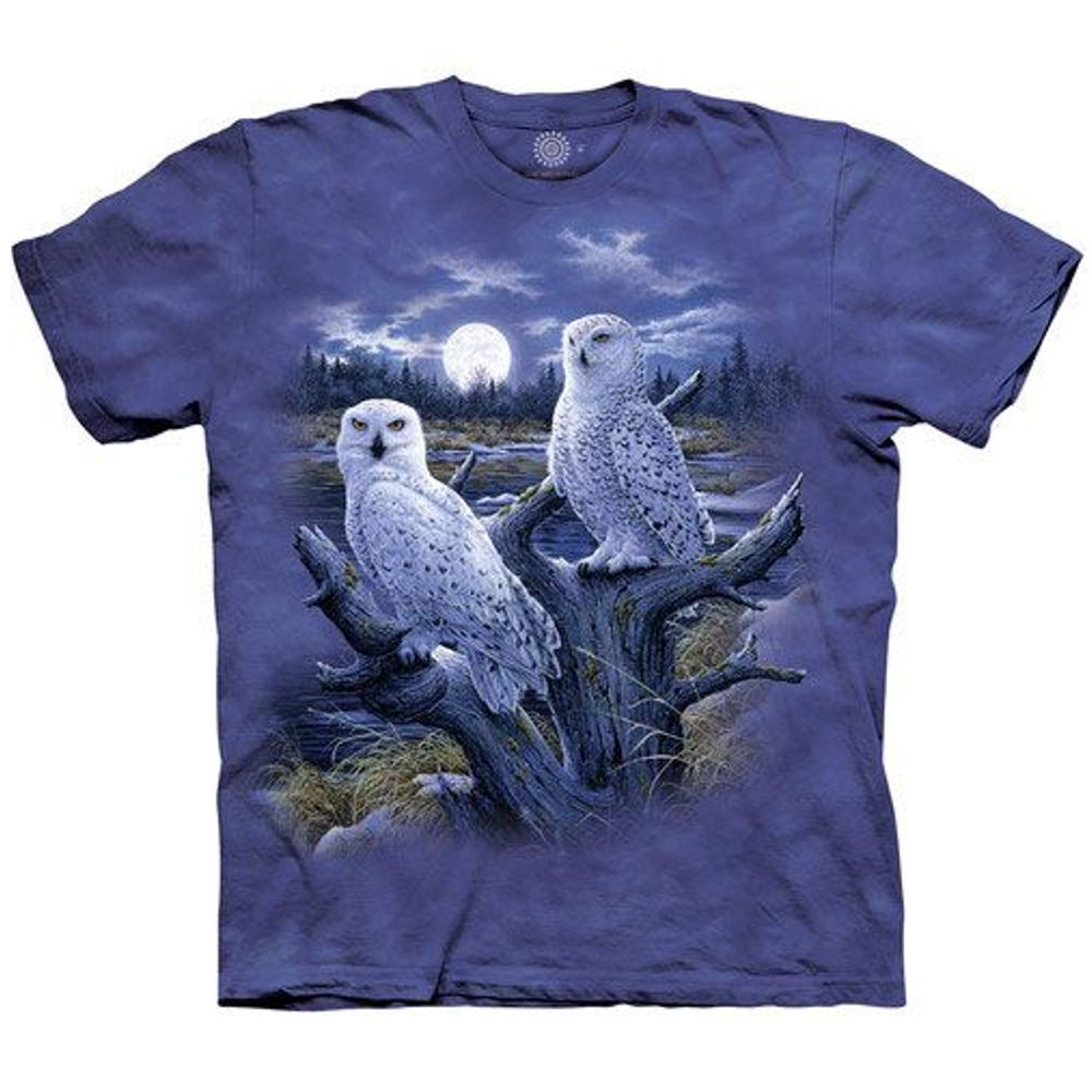 Reduziert - The Mountain T-Shirt - Snowy Owls, Größe S