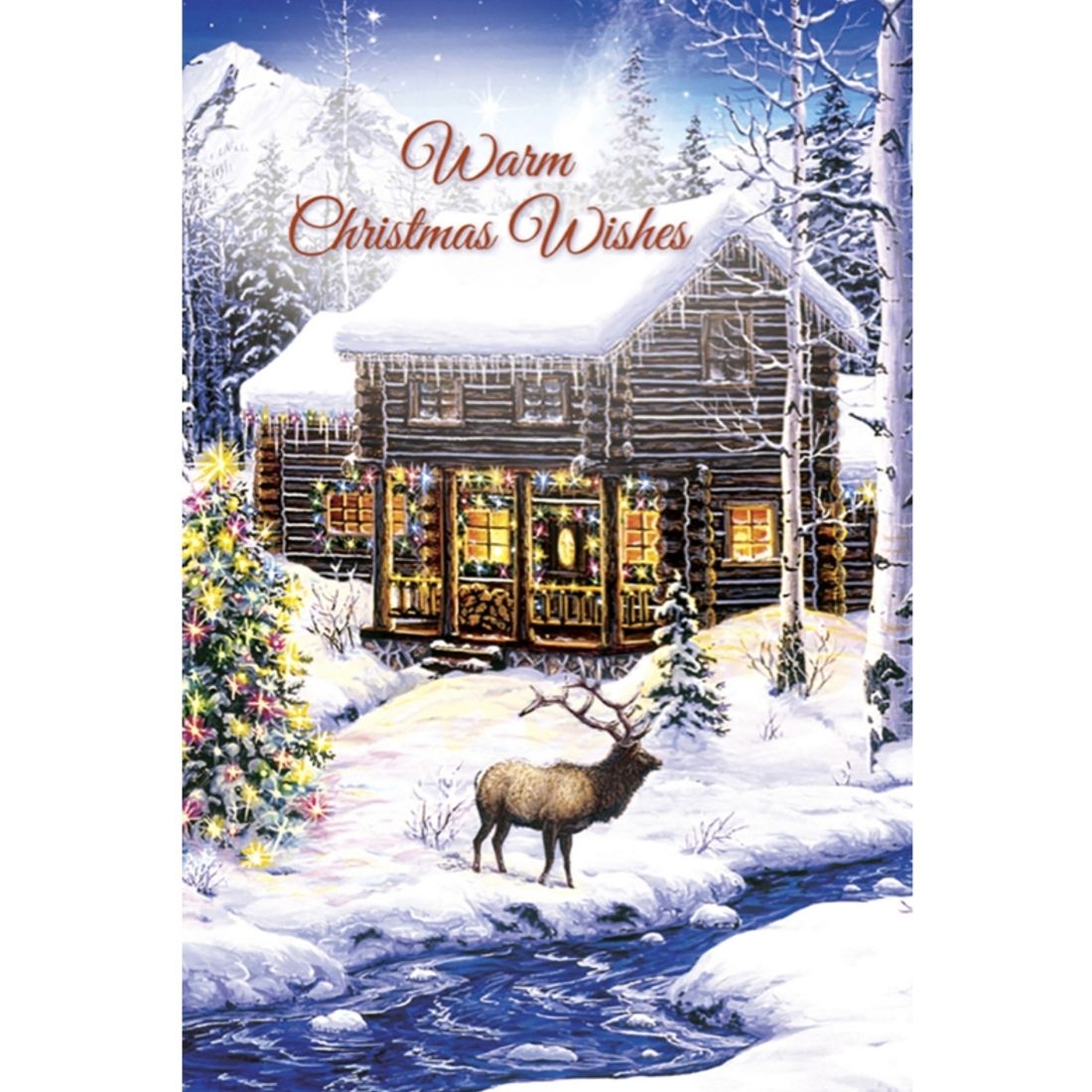Weihnachtskarte - Warm Wishes
