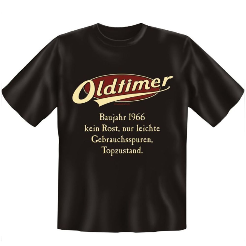 Reduziert - T-Shirt - Geburtstag - Oldtimer, Baujahr 1966, Größe L