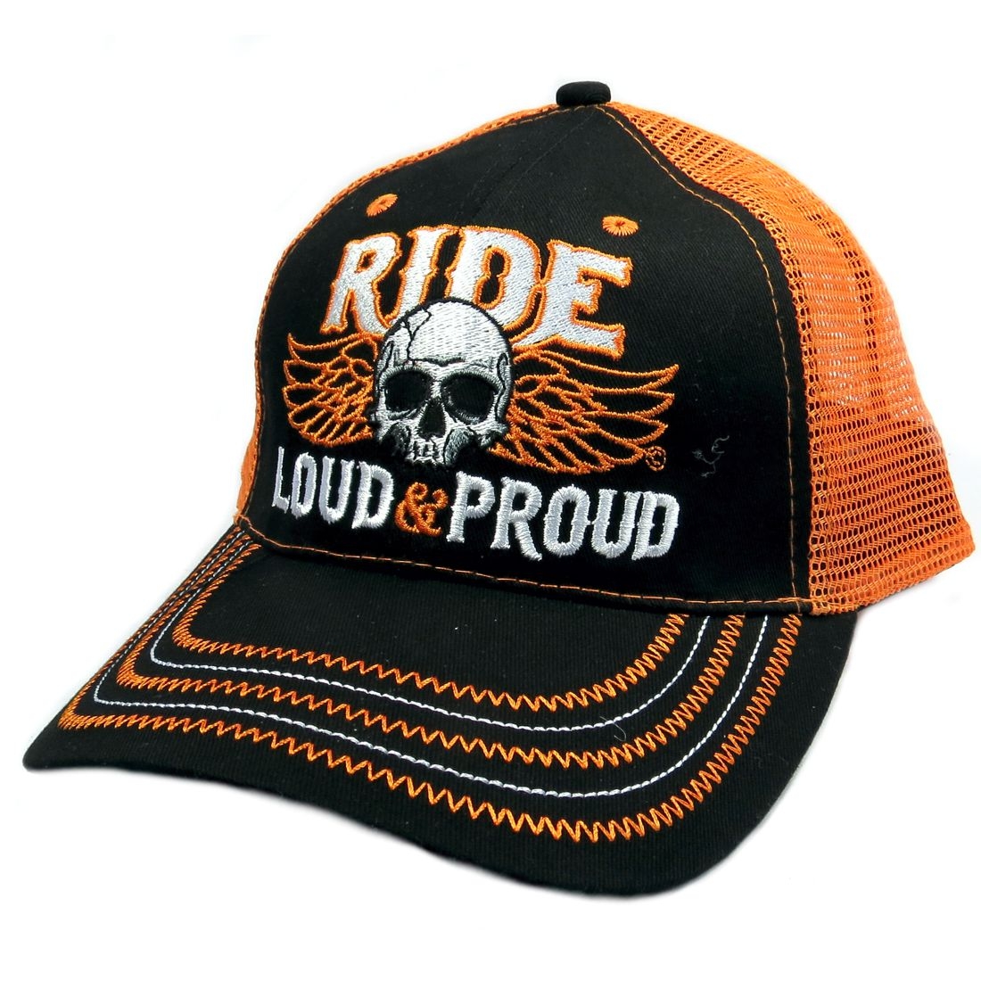 Biker Mesh Basecap - Ride Loud & Proud