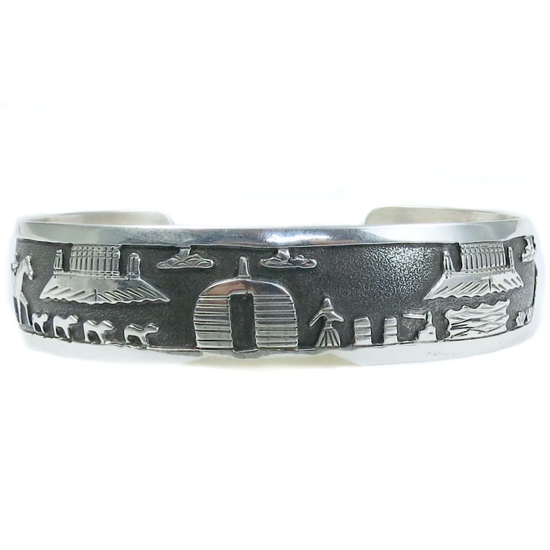 Armspange für Damen aus Sterling Silber - Silver Storyteller V