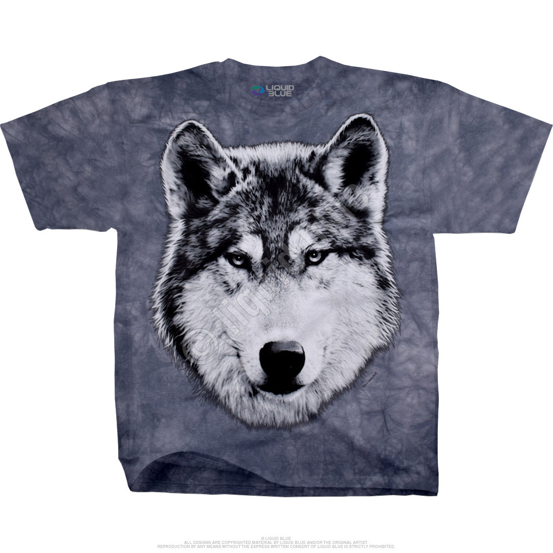 Liquid Blue T-Shirt - Wolf Glare