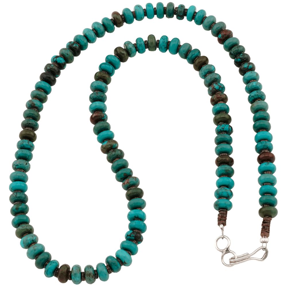 Indianerschmuck Kette - Exclusive Heishi Turquoise