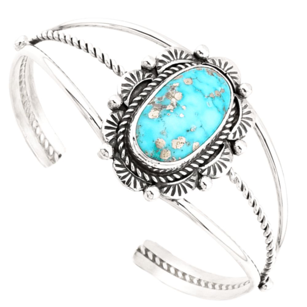 Armspange für Damen aus Sterling Silber - Exclusive Blue Bild Turquoise 