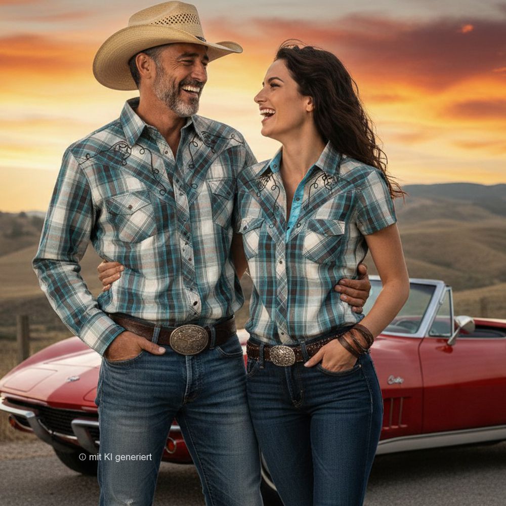 Westernbluse von Stars & Stripes - Josie