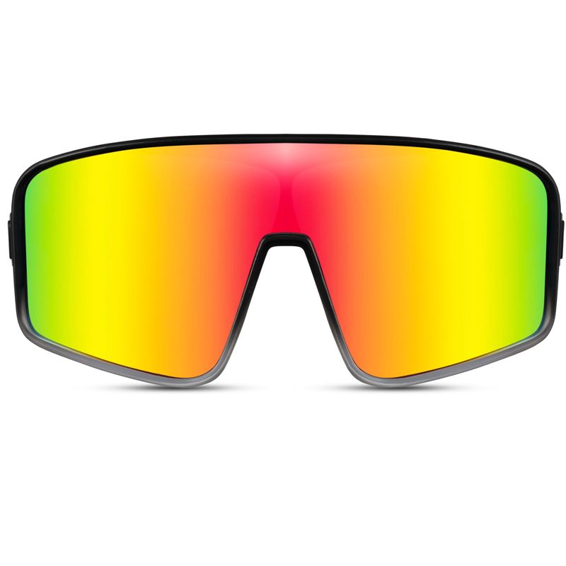 Verspiegelte Sportbrille