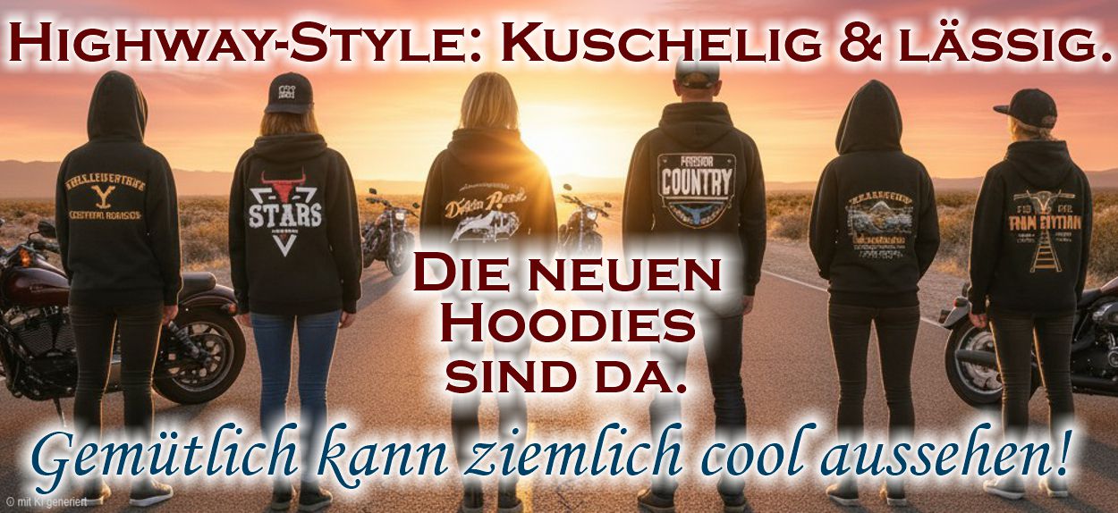 Hoodies im Highway-Style - jetzt online entdecken!