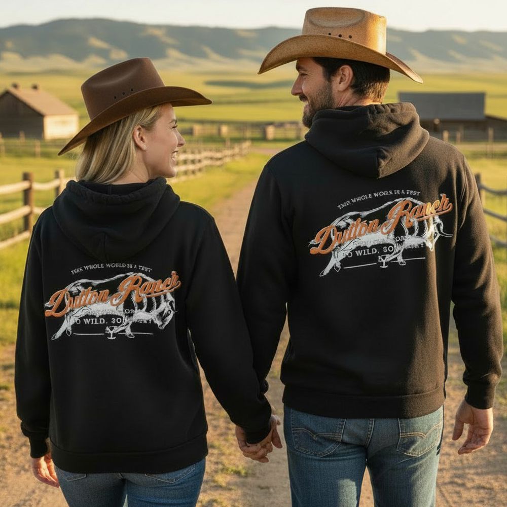 Western Unisex Hoodie - Yellowstone Collection - So Wild, So Angry