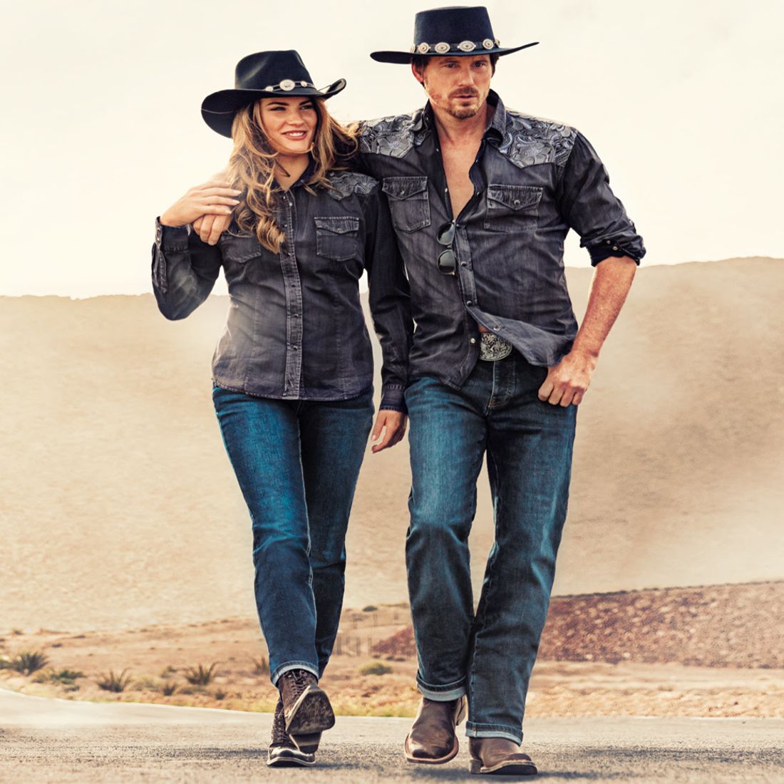Westernhemden im Partnerlook von Stars & Stripes