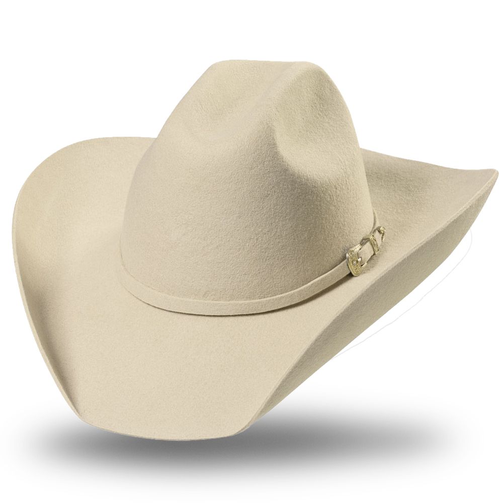 Westernhut aus Wollfilz - Wyoming, Bone