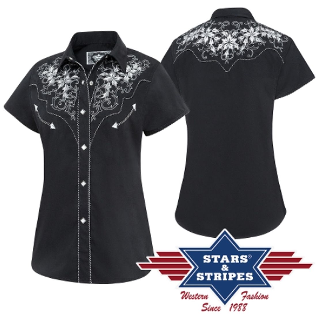 Reduziert - Westernbluse - Isabel, Größe 2XL
