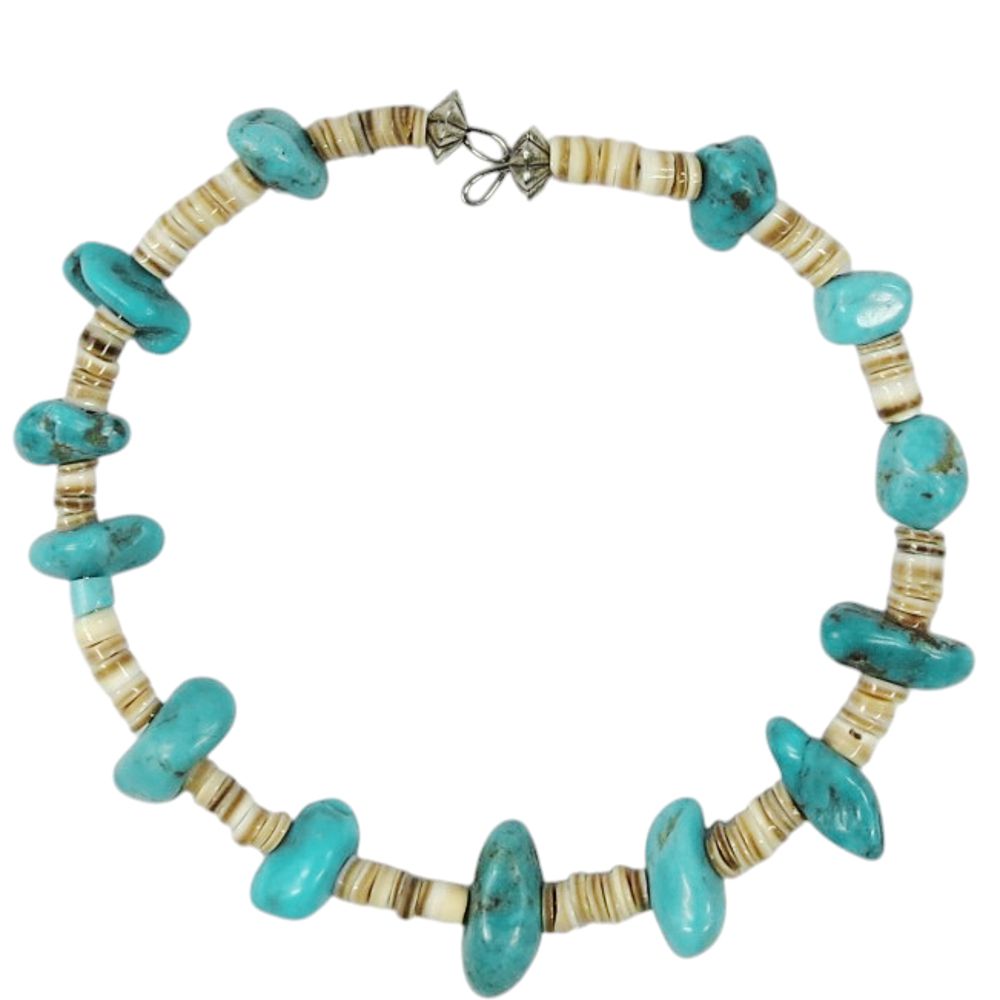 Indianerschmuck Unisex Armband - Nugget & Heishi Bracelet