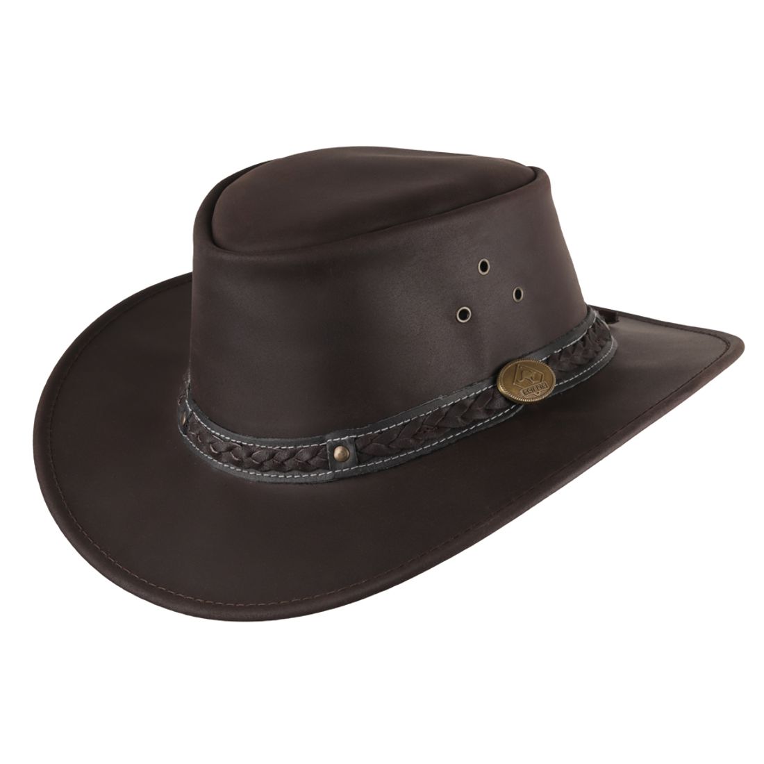 Reduziert - Scippis Westernhut aus Leder - Wilsons, Braun, Größe L (59 - 60 cm)