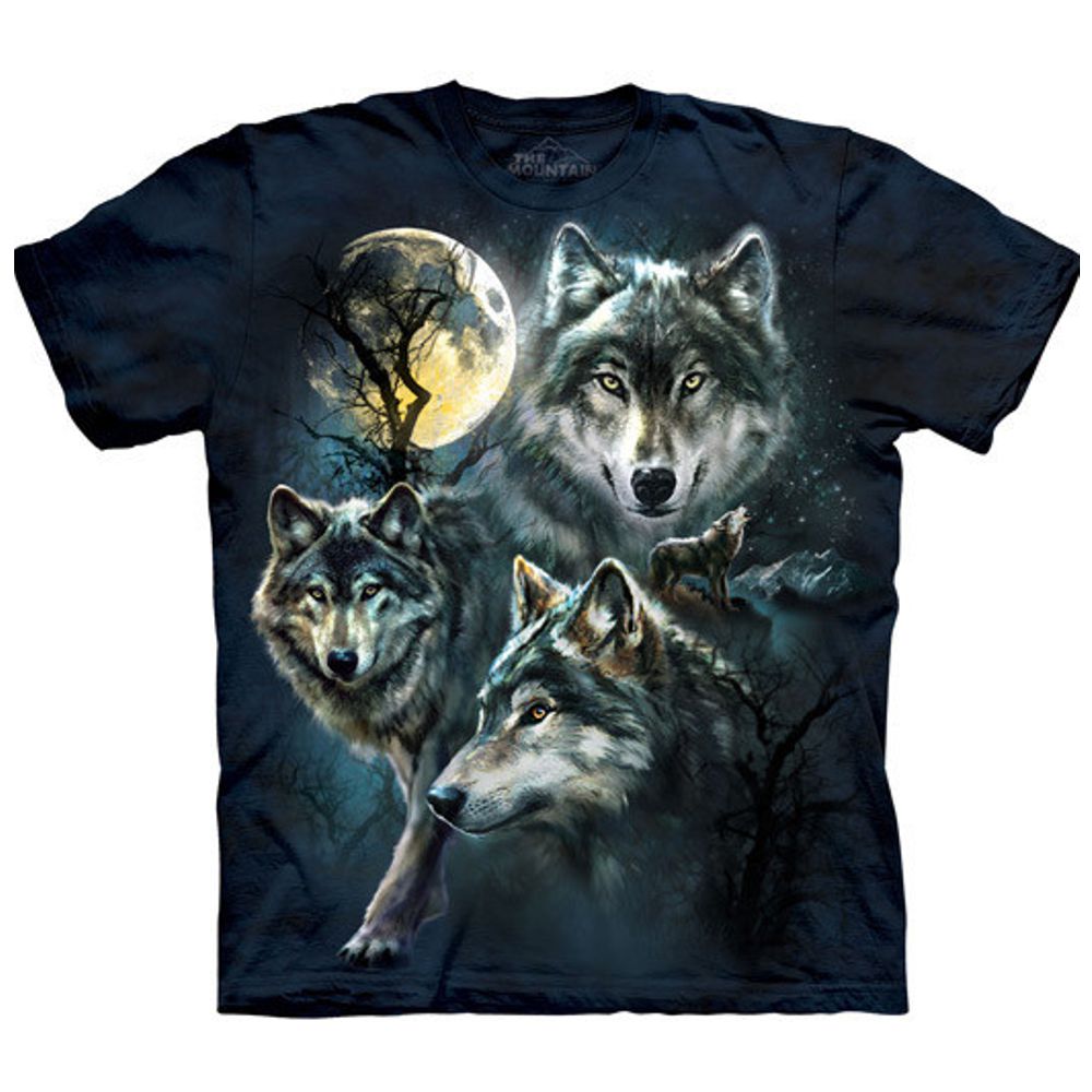 The Mountain T-Shirt - Moon Wolves Collage