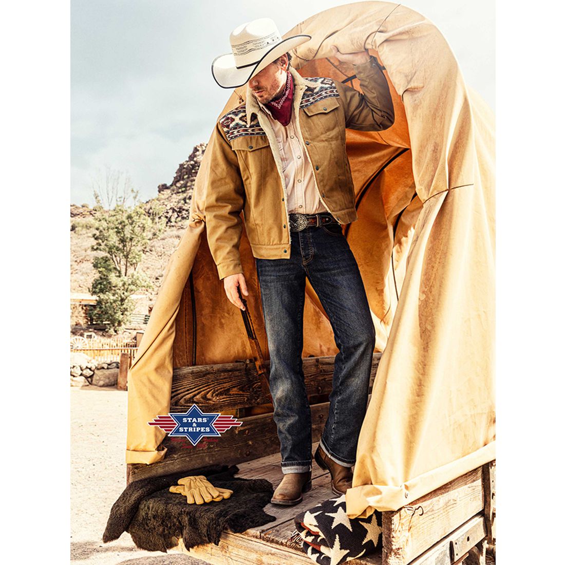Reduziert - Western-Jeans für Herren - Owen, Bundweite 40 inch / 101,50 cm