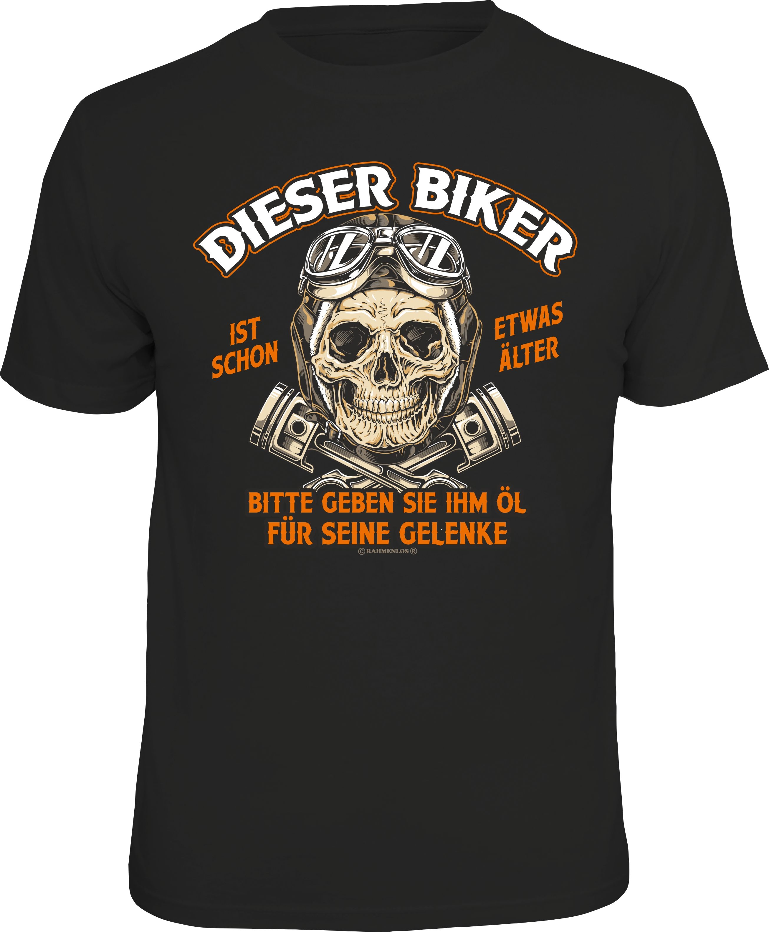 Fun T-Shirt - Biker - Dieser Biker ist schon etwas älter!