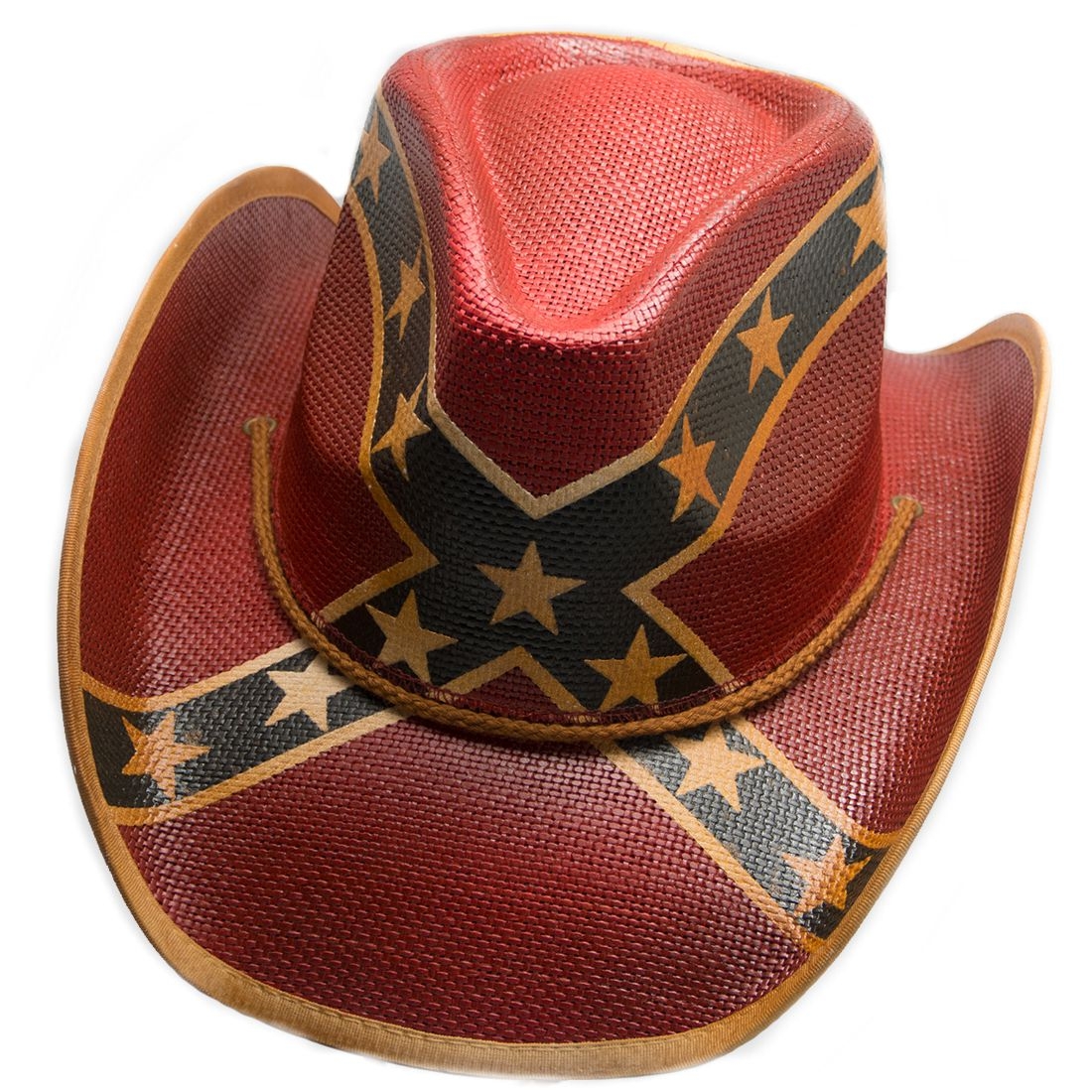 Westernhut mit Kinnriemen - Southern Rebel