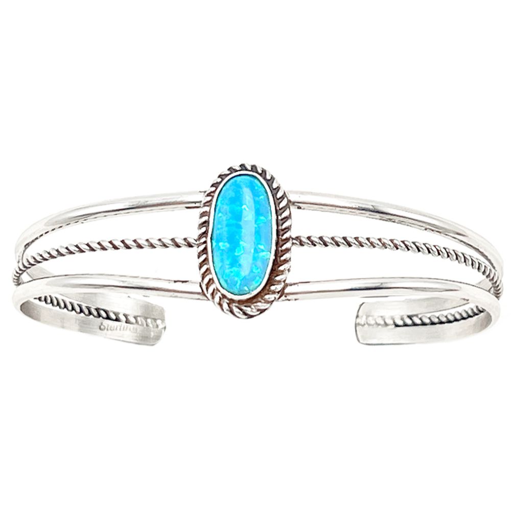Armspange für Damen aus Sterling Silber - Sparkling Opal