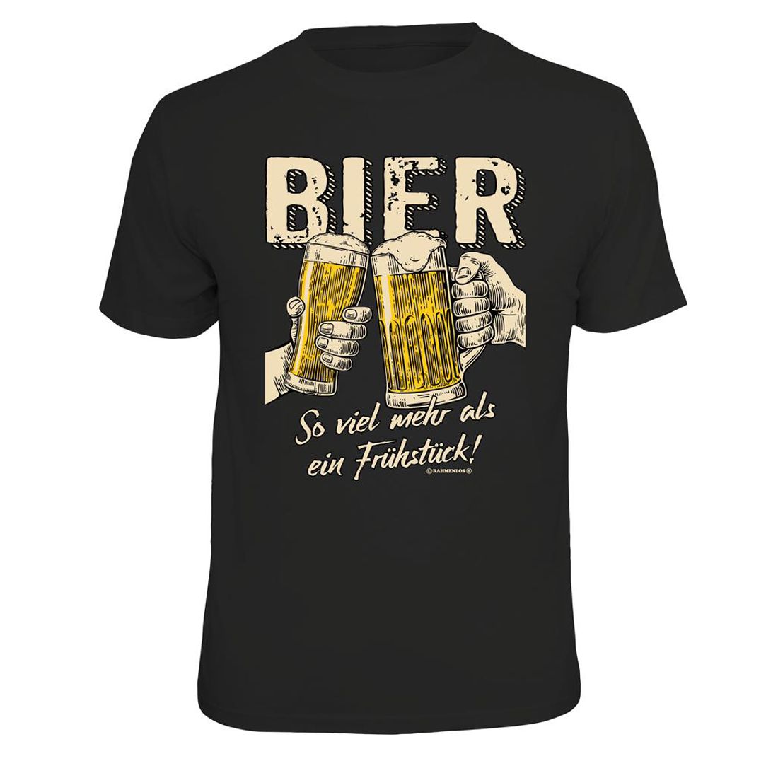 Fun T-Shirt - Bier - Mehr als EIN Frühstück