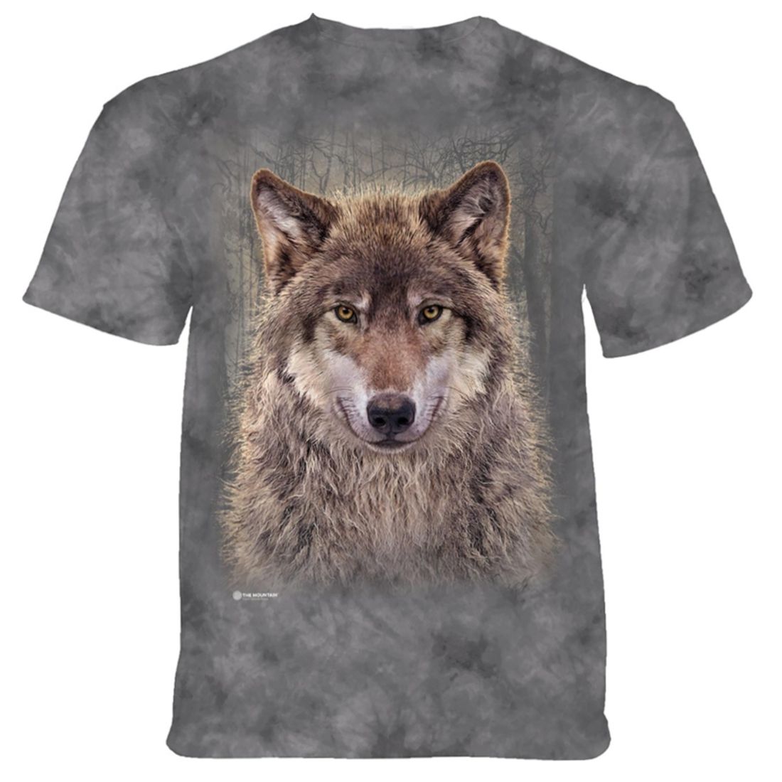 The Mountain T-Shirt - Grey Wolf Forest