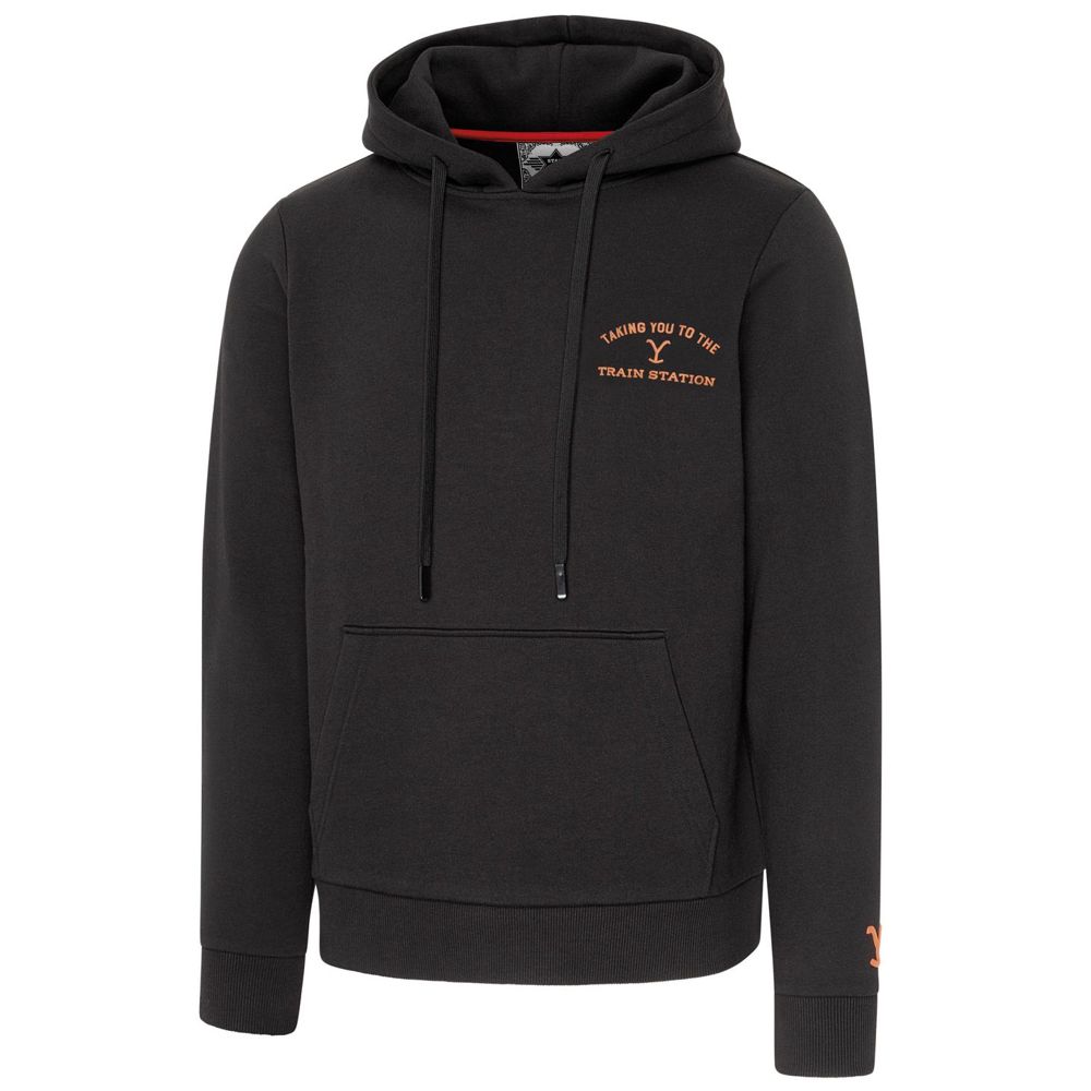 Western Unisex Hoodie - Yellowstone Collection - Train Station