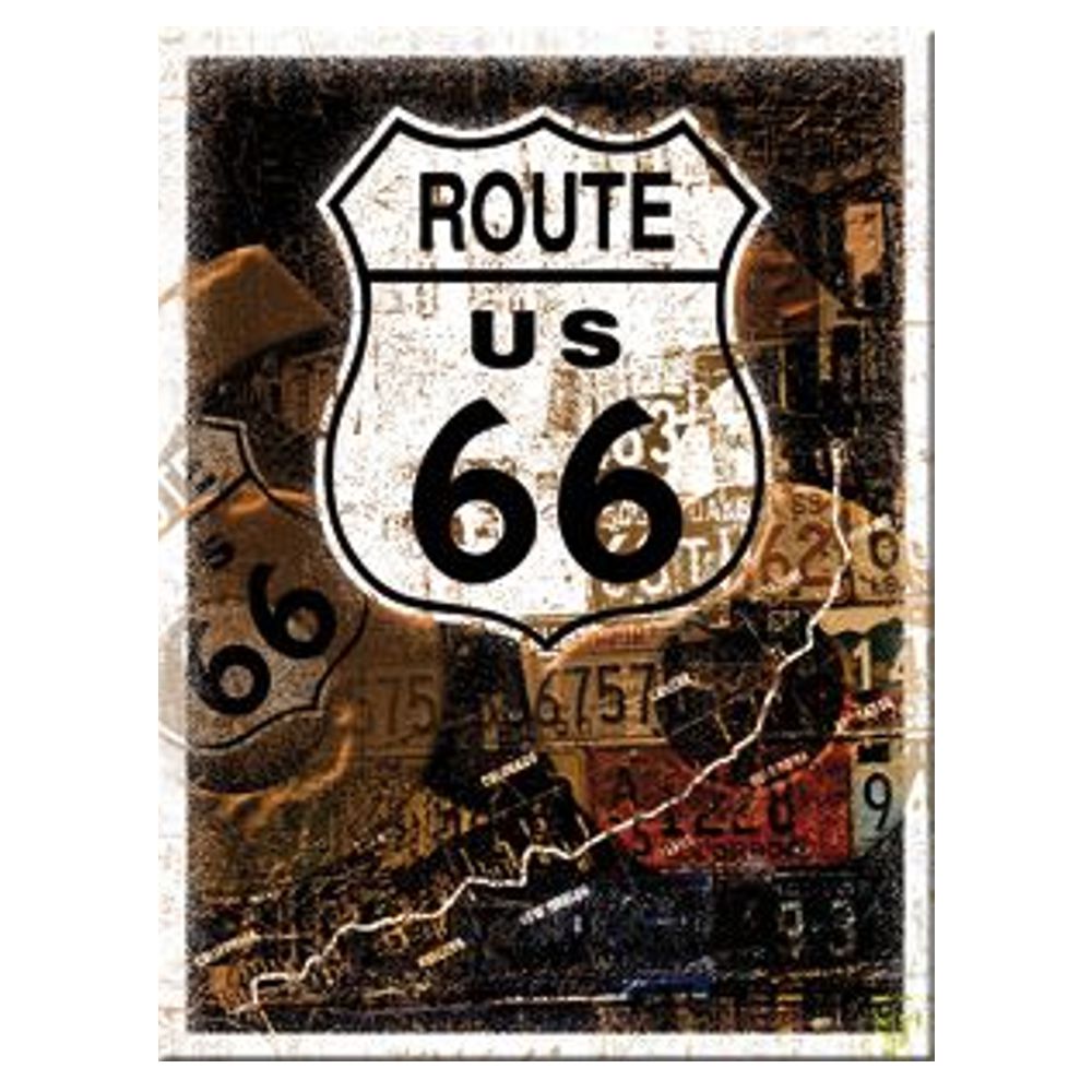 Magnet - Route 66 Rost Collage