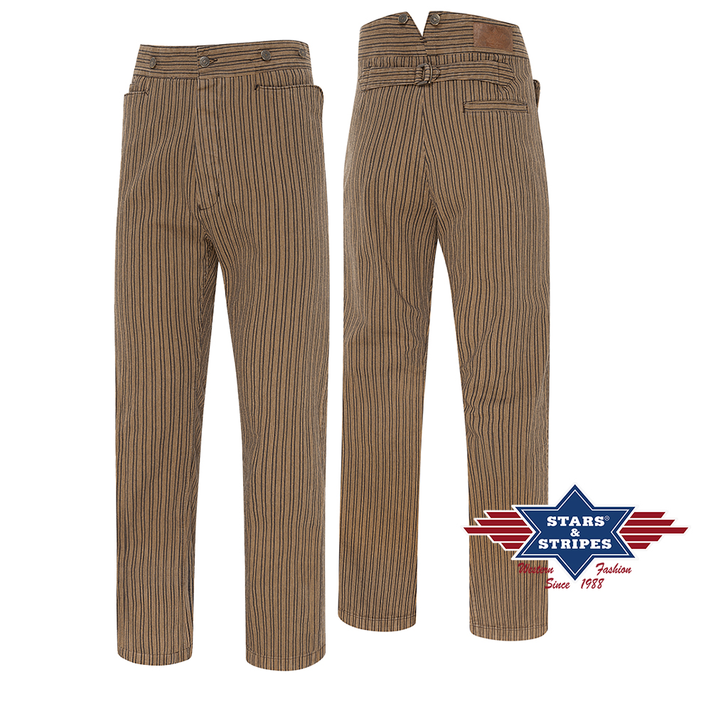 Reduziert - Western Hose von Stars & Stripes - Frankie, Old Style, Bundweite 36 inch / 91,50 cm