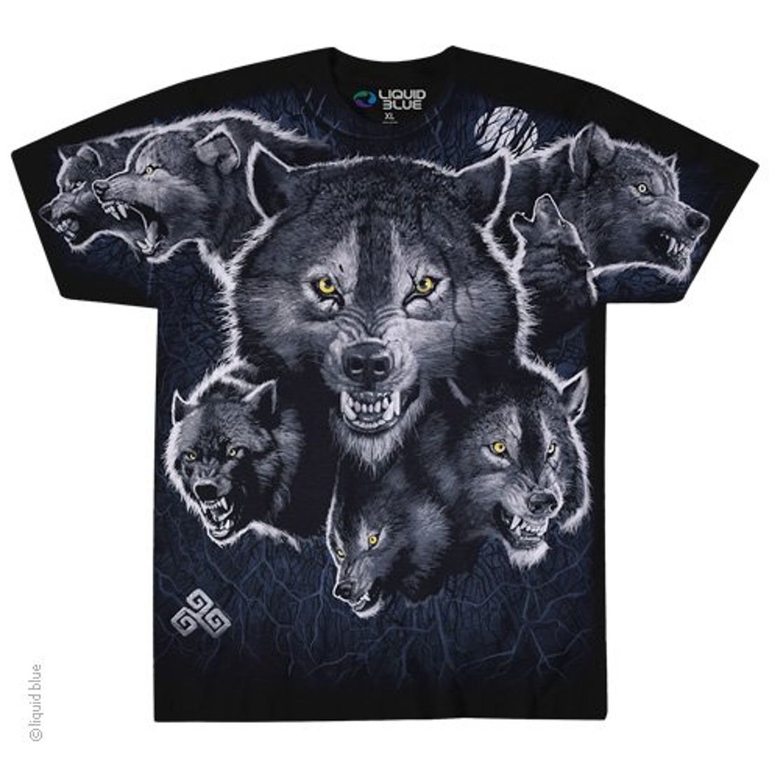 Liquid Blue T-Shirt - Wolf Pack