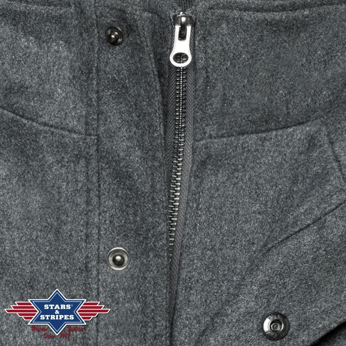 Reduziert - Gefütterte Western-Jacke - Montreal, Größe 3XL