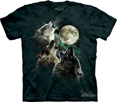 Reduziert - The Mountain T-Shirt - Three Wolf Moon, Größe M